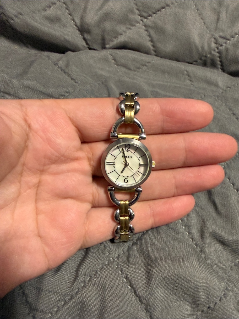 Fossil Two-Tone Women's Bracelet Watch - Gold & Silver